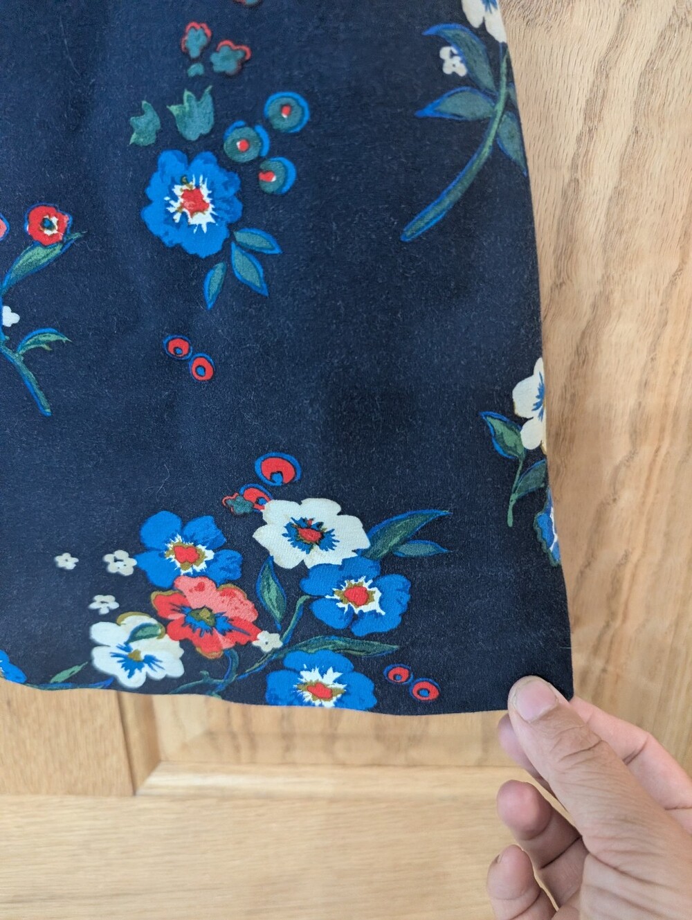Tory Burch Miranda Short-Sleeve Pansy Bouquet Ponte Shirt dress S - Picture 8 of 10